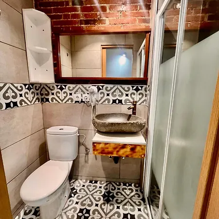 Διαμέρισμα B4 Estudio Nuevo! Cocina Y Bano Privado! A 1 Calle Del Metro *