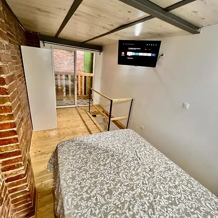 公寓 B4 Estudio Nuevo! Cocina Y Bano Privado! A 1 Calle Del Metro