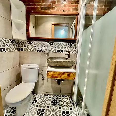 B4 Estudio Nuevo! Cocina Y Bano Privado! A 1 Calle Del Metro Appartement